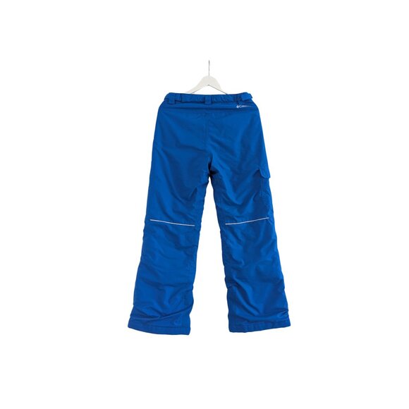 Columbia Youth L Omni-Tech Blue Insulated Snow Pants OUTGROWN Grow System - Picture 3 of 9